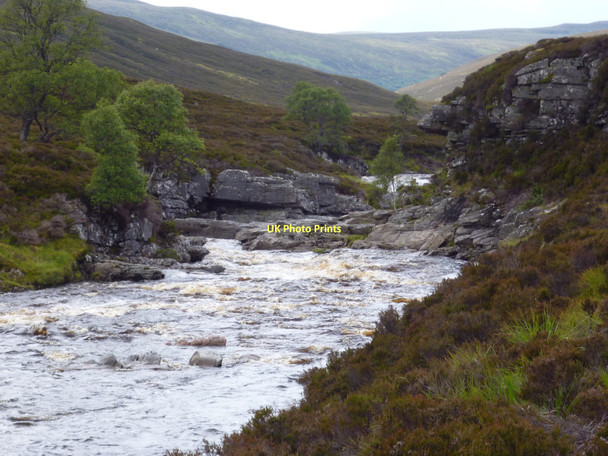 Photo 6"x4" Gorge on River Feshie Ruighe nan Leum c2011