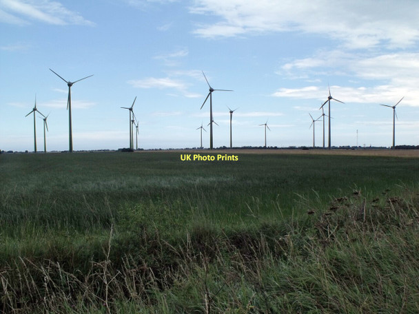 Photo 6"x4" Wind Farm near Mablethorpe Thorpe\/TF4982 c2011
