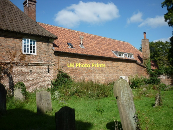 Photo 6"x4" The graveyard at the Church of St Mary, Nun Monkton Beningbrough c2011