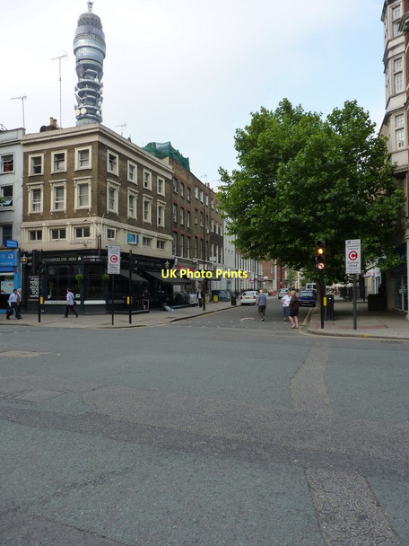Photo 6"x4" Junction of Grafton Way with the Tottenham Court Road London c2011