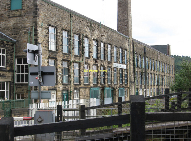 Photo 6"x4" Cononley - Station Mill Aire View c2011