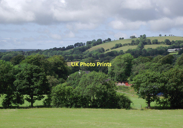 Photo 6"x4" Farmland near Llangybi, Ceredigion Llanfair Clydogau c2011