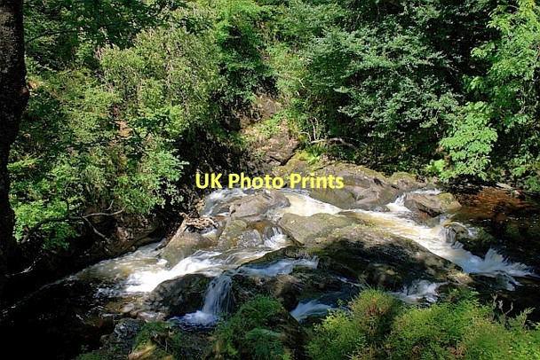 Photo 6"x4" Falls on the River Turk Brig o' Turk c2011