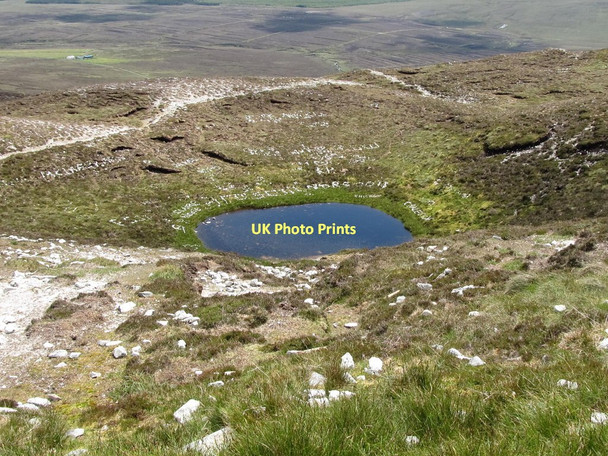 Photo 6"x4" A wee lough on the south side of the Croagh Patrick range Murrisk c2011