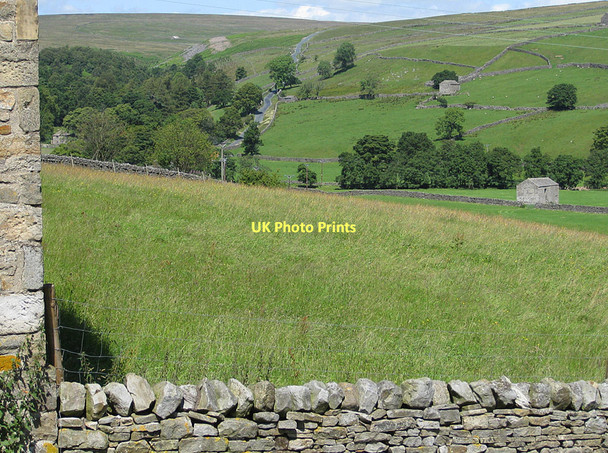 Photo 6"x4" View North from the CB Inn beer garden Arkle Town c2011
