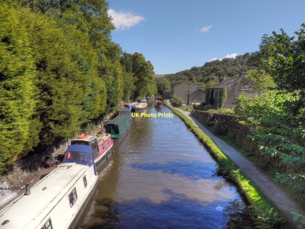 Photo 6"x4" Rochdale Canal, Hebden Bridge Hebden Bridge c2011