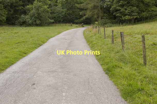 Photo 6"x4" Access road to Winterburn Reservoir Winterburn c2011