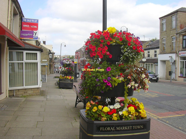 Photo 6"x4" Floral Display, Abbey Street, Accrington, Lancashire Accrington c2011