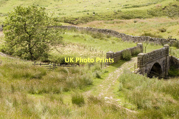 Photo 6"x4" Bridge over Hetton Common Beck Fleets c2011