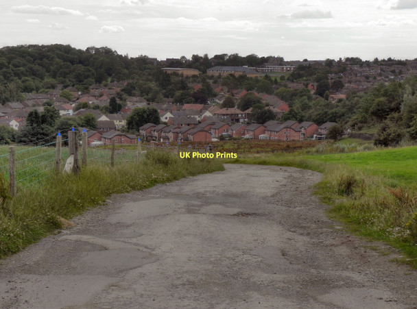 Photo 6"x4" Track Towards Wood End Shaw\/SD9308 c2011