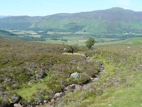 Photo 6"x4" Looking down the Tempar Burn Dunalastair c2011