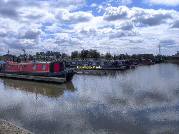 Photo 6"x4" Lancaster Canal, Barton Grange Marina Brock\/SD5140 c2011