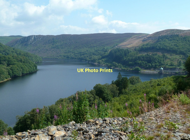 Photo 6"x4" Overlooking the Garreg-ddu reservoir Elan Village c2011