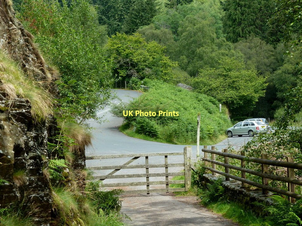 Photo 6"x4" Lane near Penbont House Elan Village c2011