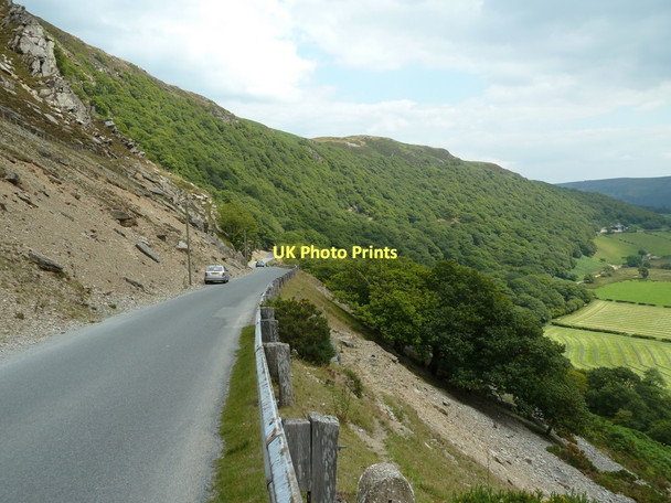 Photo 6"x4" Road towards Rhayader Nantserth c2011