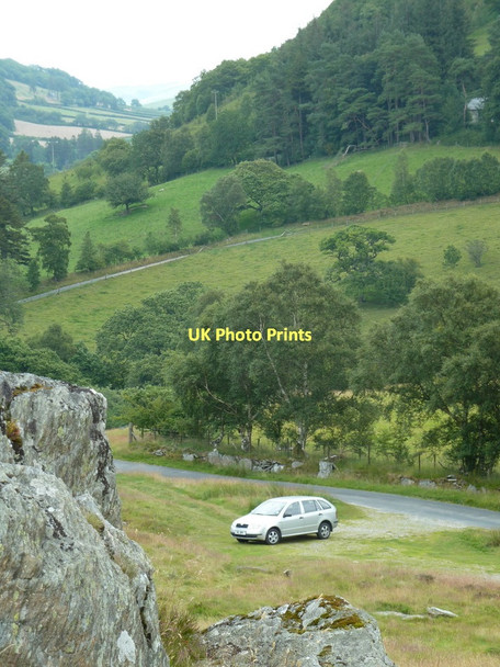 Photo 6"x4" Marteg valley scene, Gilfach Nantserth c2011