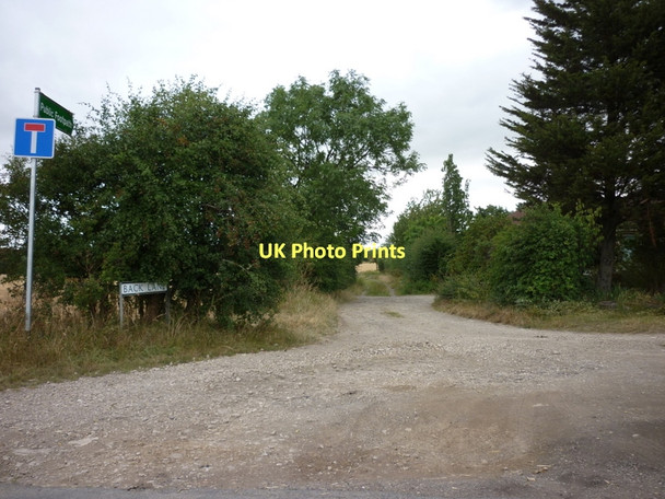Photo 6"x4" Back Lane, Norton Norton\/SE5415 c2011
