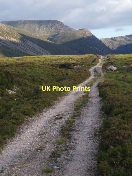 Photo 6"x4" Track in Gleann Einich Loch Mhic Ghille-chaoil c2011