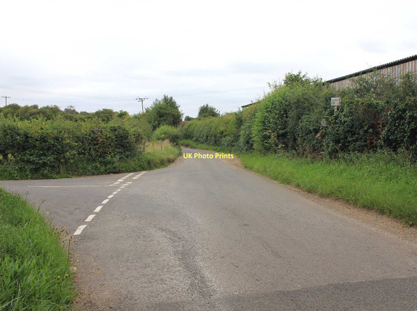Photo 6"x4" Junction of Kimpton Bottom and Plummers Lane Bower Heath c2011