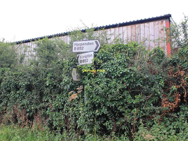 Photo 6"x4" Overgrown signpost Bower Heath c2011