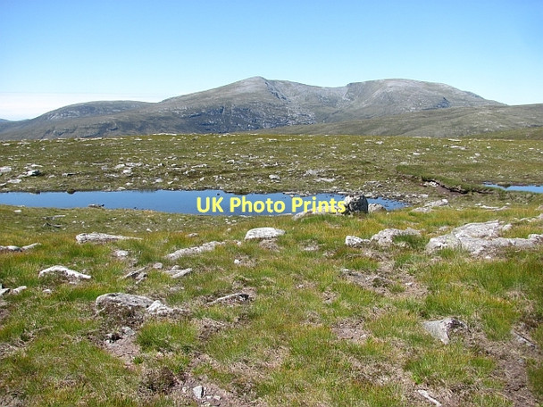 Photo 6"x4" Summit area, Creag Dhubh Bheag Allt Preas Braigh nan Allt c2011
