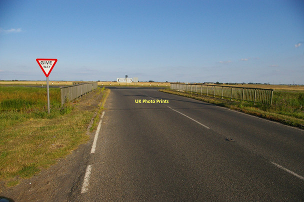 Photo 6"x4" Approaching the junction at Bedlam Bridge Stonea c2011