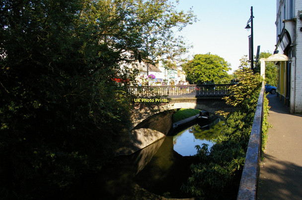 Photo 6"x4" March: River Nene (old course) and town bridge March\/TL4196 c2011