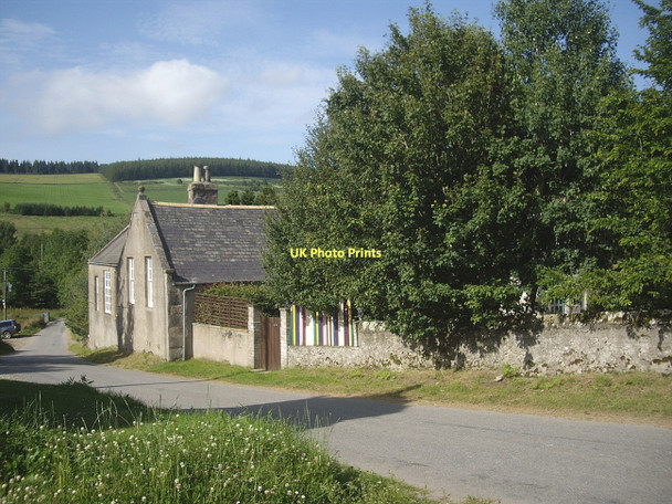 Photo 6"x4" Road north through Milton of Cushnie Milton of Cushnie c2011