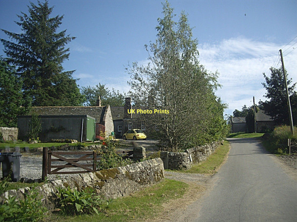 Photo 6"x4" Vehicular access to Old School House, Milton of Cushnie Milton of Cushnie c2011