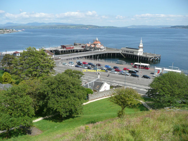 Photo 6"x4" Dunoon Pier from Castle Hill Dunoon c2011