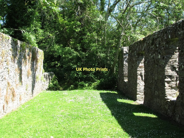 Photo 6"x4" The interior of the chapel at Struell Wells Saul\/J5046 c2011