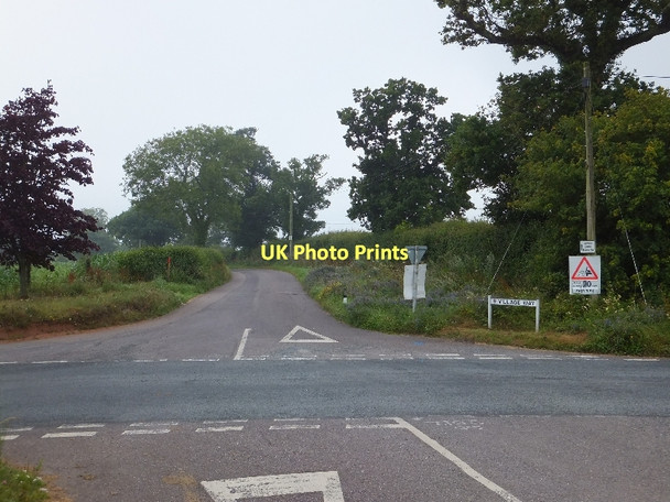 Photo 6"x4" The road to Aylesbeare from Madges Cross Aylesbeare c2011