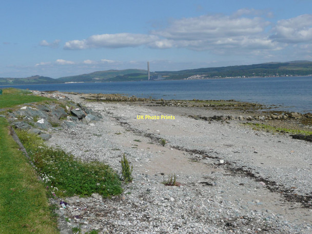 Photo 6"x4" The beach south of Innellan Innellan c2011