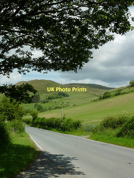 Photo 6"x4" Hill pasture near Ysbyty Cynfyn, Ceredigion Ysbyty Cynfyn c2011