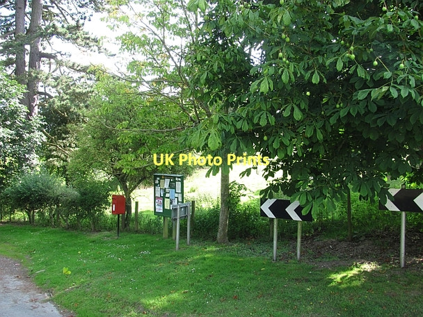 Photo 6"x4" Village noticeboard, Downton Whitton\/SO4174 c2011