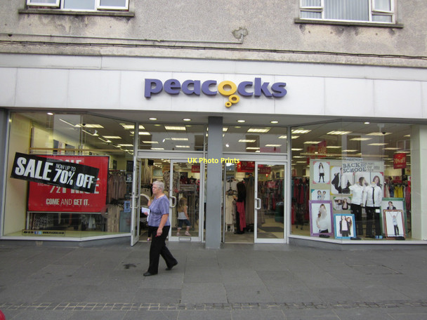 Photo 6"x4" Peacocks Store Stranraer c2011