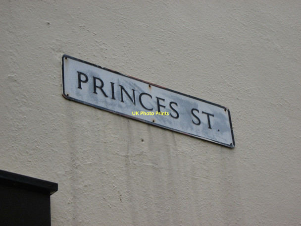 Photo 6"x4" Princes Street Sign Stranraer c2011
