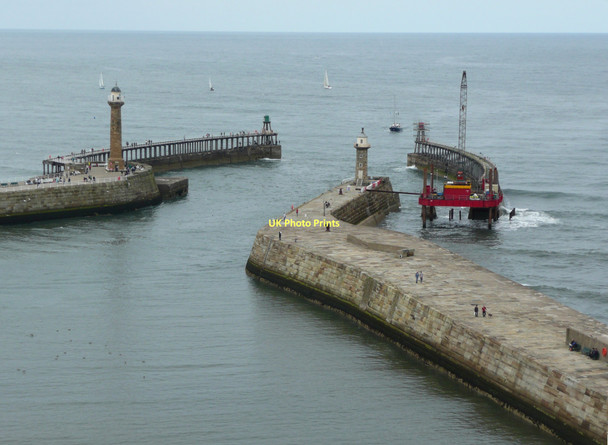 Photo 6"x4" The harbour entrance, Whitby Whitby\/NZ8910 c2011