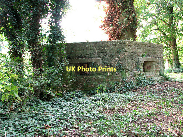Photo 6"x4" WWII pillbox by road junction, Little Walsingham Great Walsingham c2011 P1
