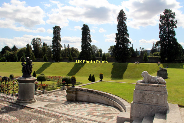 Photo 6"x4" Garden, Powerscourt, County Wicklow, Ireland Enniskerry c2011