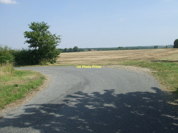 Photo 6"x4" Bend in Lane near Hatton Hatton\/TF1776 c2011