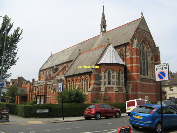Photo 6"x4" St Philip's Church Hove c2011