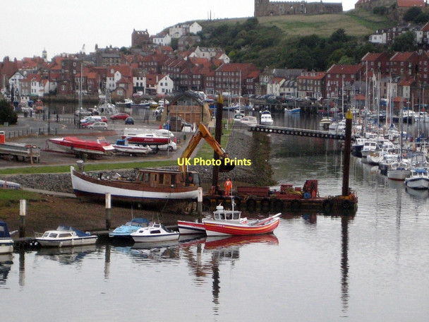 Photo 6"x4" Excavation Pontoon \u00e2\u0080\u0098Saltwick\u00e2\u0080\u0099 (2) Whitby\/NZ8910 c2011