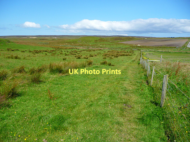 Photo 6"x4" Rough grazing near the Mull of Oa Allt na Muice c2011