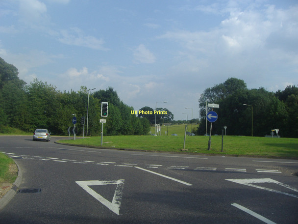 Photo 6"x4" Roundabout on A1000 Welwyn Welwyn Garden City c2011