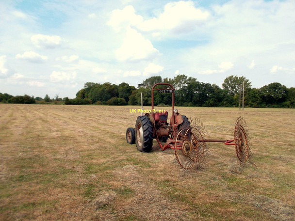 Photo 6"x4" Hay Field near Milton Milton\/SU4892 c2011