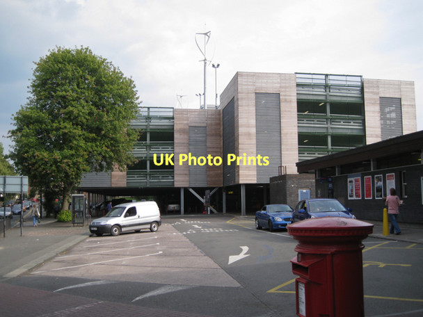 Photo 6"x4" Stafford station forecourt  Stafford c2011