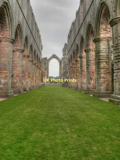 Photo 6"x4" The Abbey Church, Fountains Abbey Aldfield c2011