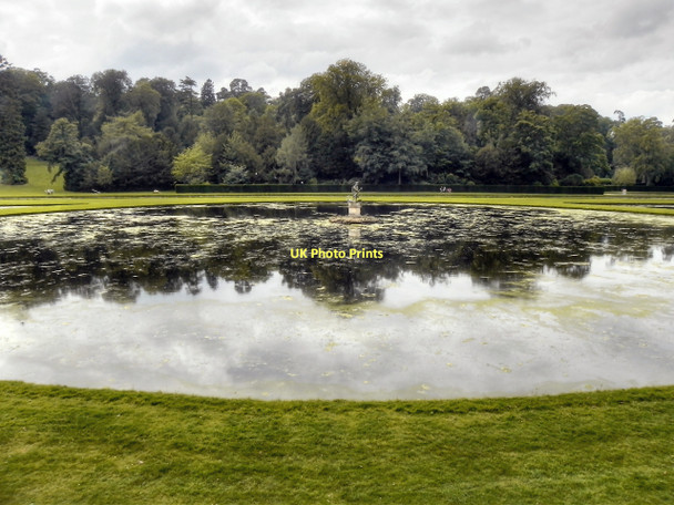 Photo 6"x4" Studley Royal Water Garden, Moon  Pond Aldfield c2011