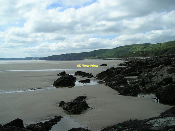 Photo 6"x4" Marros Sands at low spring tide Marros c2011